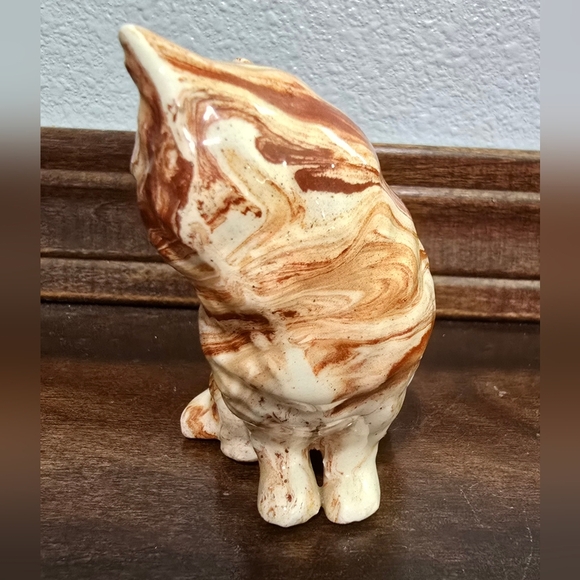 Sitka Clay Pottery Cat 3”  Marbal Swirl - Picture 4 of 5